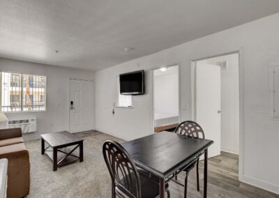 Kensington Suites | Short-Term Rentals Long-Term Living in Las Vegas | One Bedroom | Living Area